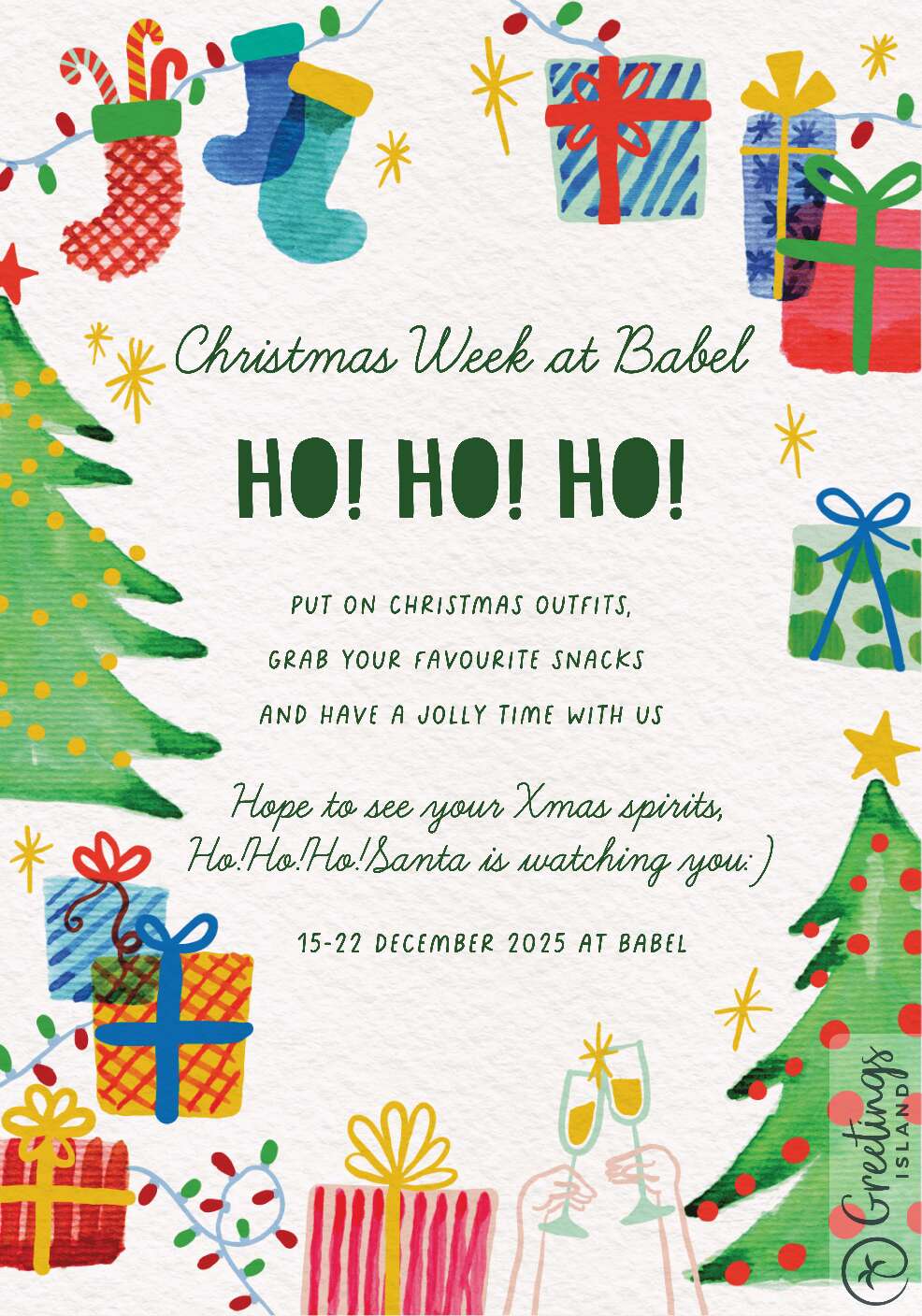 Christmas Week w SJO BABEL